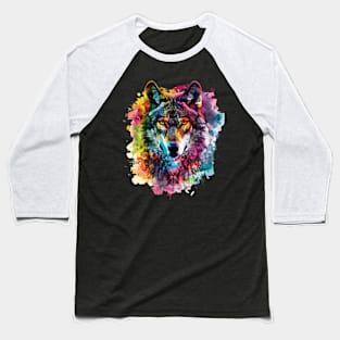 Wolf Mysterious Movements Baseball T-Shirt